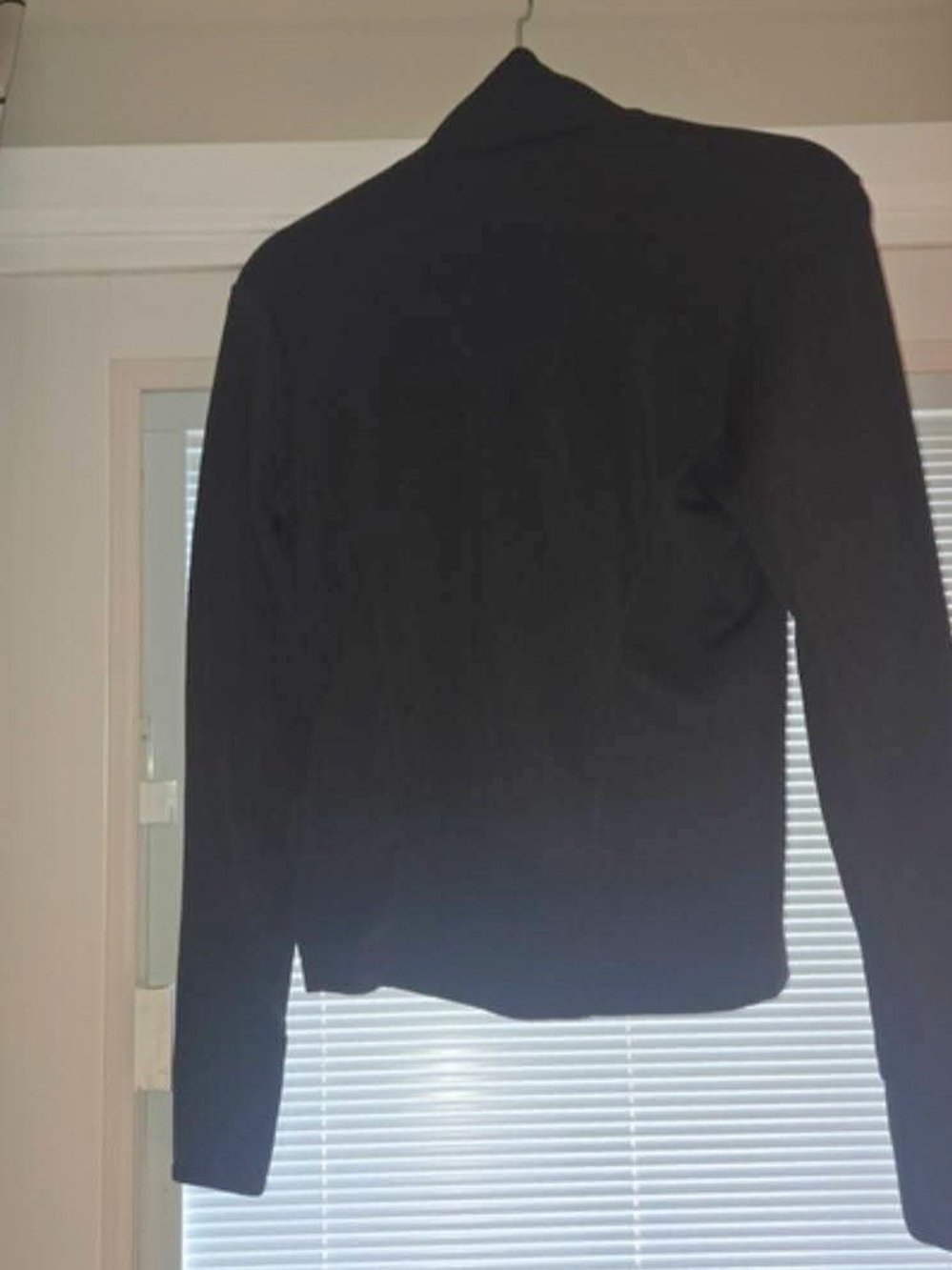 Women's Nike Dri-FIT Black Long Sleeve Mock Neck Top – Size Small - Picture 4 of 6